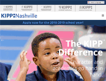 Tablet Screenshot of kippnashville.org